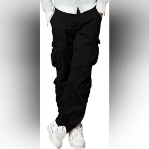 Match Men's Cargo Pants 36, Black